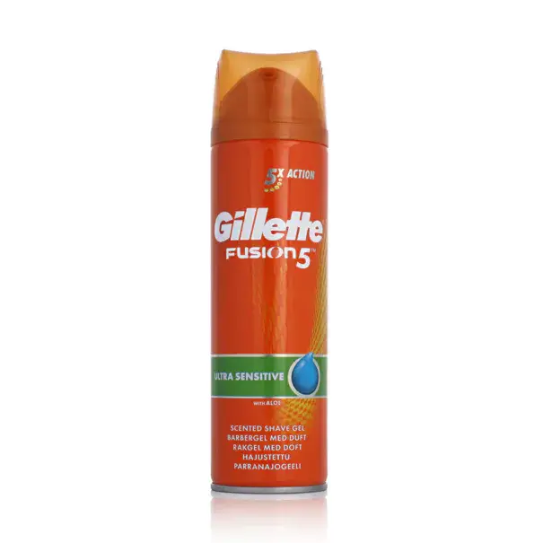 Gillette Fusion Sensitive Shave Gel Gel na holení pro muže 200 ml Tovární Cena