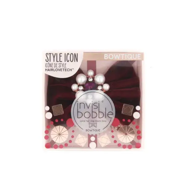 Autentický Invisibobble BowtiqueBritish RoyalGumička na vlasy pro ženy 1 ks Odstín Take a Bow