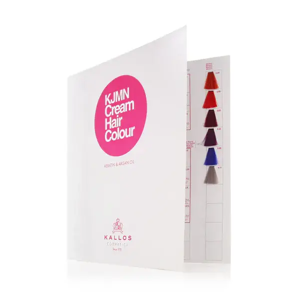 Časově Omezené Kallos Cosmetics KJMNCream Hair Colour Keratin & Argan Oil Sampler Barva na vlasy pro ženy 1 ks