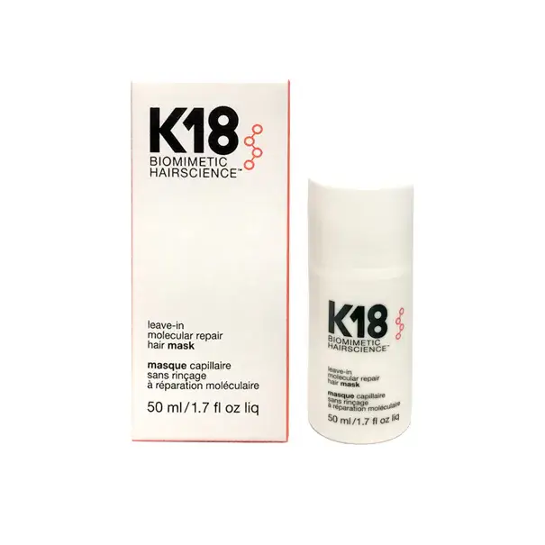 K18 Molecular RepairLeave-In Hair Mask Maska na vlasy pro ženy 50 ml Vrácení Zdarma
