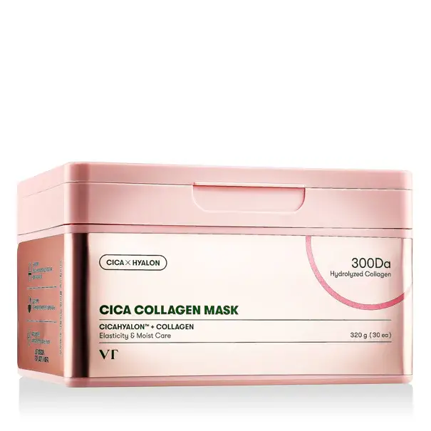 Must-Have VT Cosmetics Cica Collagen Mask Pleťová maska 30 ks