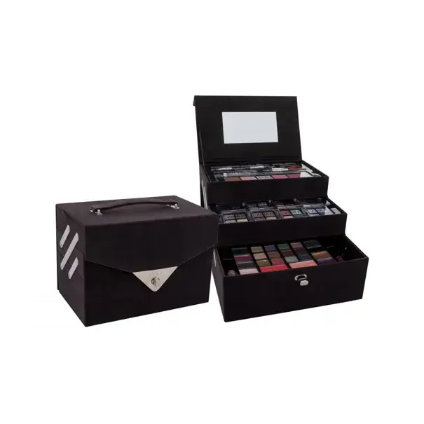 Zmile Cosmetics Beauty Case Velvety Limited Grey Case Omezená Nabídka