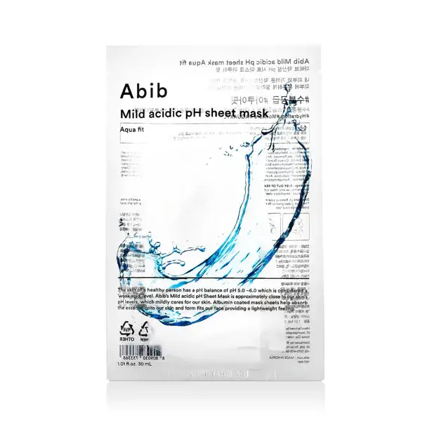 Cenová Bomba Abib MildAcidic Ph Sheet Mask Aqua Fit 30 ml