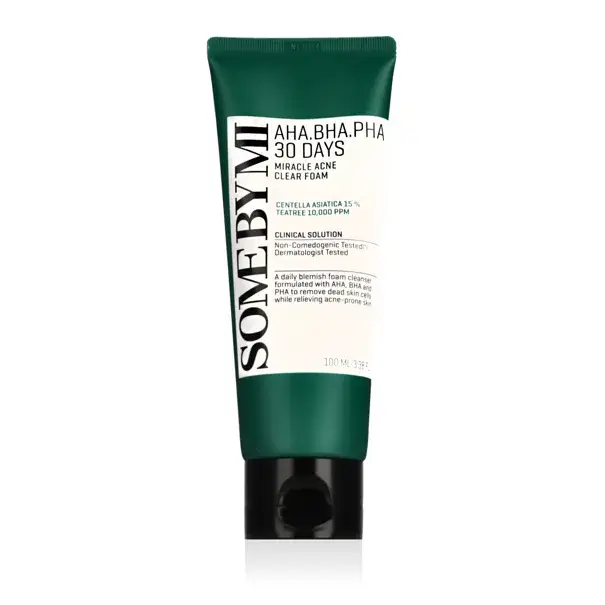Some By Mi AHA.BHA.PHA30 Days Miracle Acne Clear Foam 100 ml Nejlepší Volba