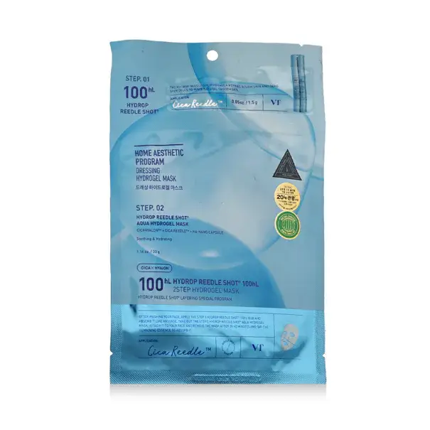 VT Cosmetics Hydrop Reedle Shot100 hL 2 Step Hydrogel Mask 33 g Expresní Doručení