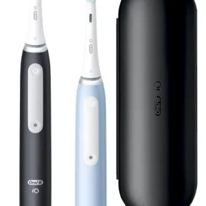 Přímo Od Výrobce ORAL-B iO3 Matt Black/Ice Blue Duo Edition Magnetický zubní kartáček