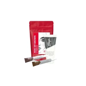 Finální Výprodej Sada na barvení obočí - HNĚDÁ - Thuya -tmavě hnědá 14 ml ,béžovo šedá 14 ml, kysličník v krému 50 ml
