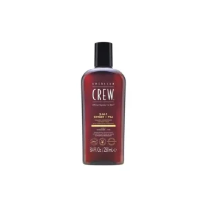 Zlevněný Šampon, kondicionér a tělový mycí gel pro muže- čistí ,hydratuje vlasy i tělo- 3V1 ENERGIZING-American crew-250ml