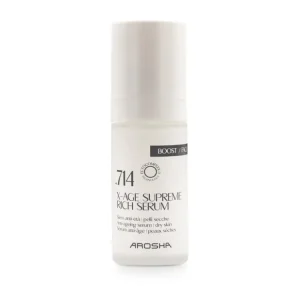 Luxusní anti-age sérum pro suchou a zralou pleť - .714 X-AGE SUPREME RICH -Boost/face - Arosha -30ml Poslední Šance