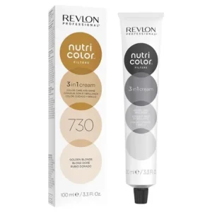Akce Tónující maska na vlasy pro zářivý zlatý blond odstín ( Golden blonde 730) Nutri Color - Revlon Professional -100ml