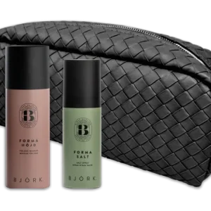 Ihned K Objednání Letní balíček Styling 2 - objem, textura a přirozený styling - (objemová pěna 200 ml, texturizační slaný sprej 150 ml a černý kosmetický necéser) - Björk